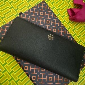 Tory Burch Black Key & Card Holder